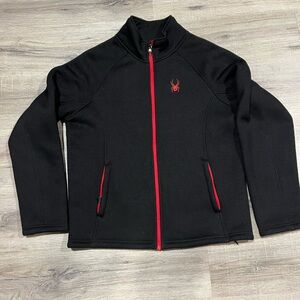 Spyder Black Jacket with Red Details